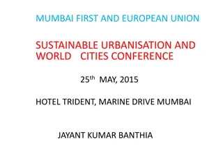 Urbanization in India: Trends and Challenges