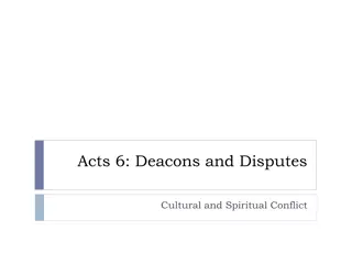 Navigating Cultural and Spiritual Conflict in Acts: Lessons on Compassion and Delegation