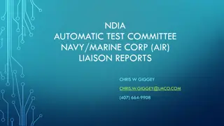 FY2022 Navy Budget and Automatic Test Committee Reports Overview