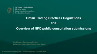 Unfair Trading Practices in the Food Industry: Overview and Impact