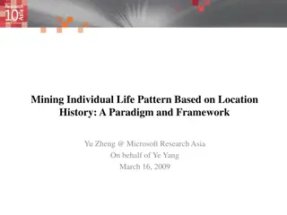 Individual Life Patterns through Location History Mining