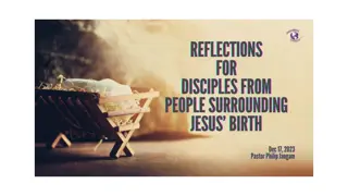 Reflections from People Surrounding Jesus' Birth