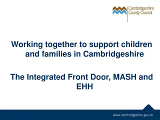 Supporting Children and Families in Cambridgeshire: Integrated Services Overview