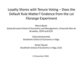 Loyalty Shares with Tenure Voting: Insights from the Loi Florange Experiment