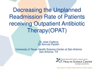 Improving Outpatient Antibiotic Therapy to Reduce Readmission Rates