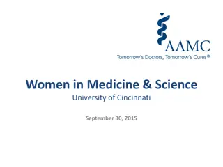 Gender Disparity in Medicine and Science at University of Cincinnati