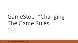 GameStop: Adapting to Evolving Trends in the Gaming Industry