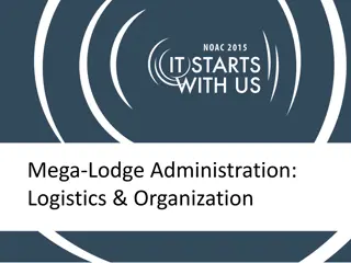 Mega-Lodge Administration Logistics & Organization