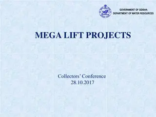 Odisha Water Resources Mega Lift Projects Overview 2017-18