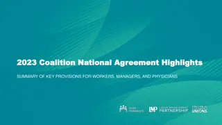 Highlights of 2023 Coalition National Agreement for Workers, Managers, and Physicians