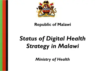 Digital Health Strategy Progress in Malawi Ministry of Health