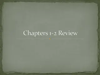 Exploration and Colonization in the New World: Chapters 1-2 Review