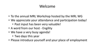 MRL Workshop - Engaging Sessions for Aerospace Professionals