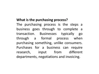 The Purchasing Process in Business