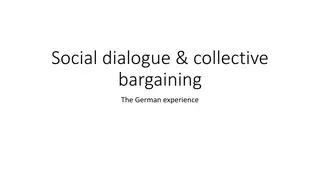 The German Experience with Social Dialogue and Collective Bargaining in Journalism