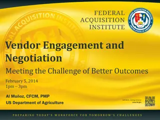 Vendor Engagement and Negotiation Meeting: Enhancing Outcomes