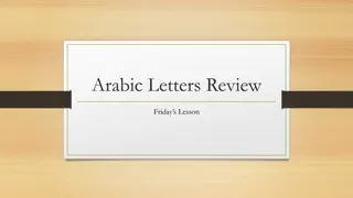 Arabic Letters Review & Writing Tips for Beginners