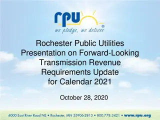 Rochester Public Utilities - Forward-Looking Transmission Revenue Update