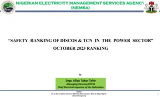 Nigerian Electricity Management Services Agency (NEMSA) Safety Ranking & Criteria in Power Sector - October 2023