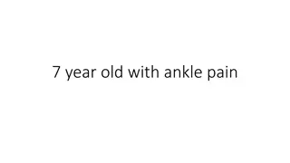 Pediatric Ankle and Knee Pain Imaging Findings