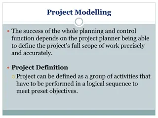 Exploring Project Modelling and Work Breakdown Structures