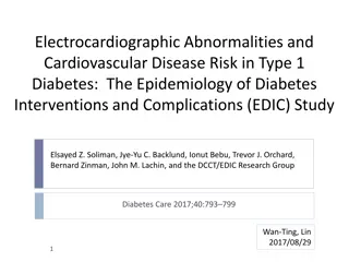 Electrocardiographic Abnormalities and Cardiovascular Disease Risk in Type 1 Diabetes