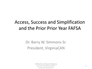 Understanding the Impact of Prior-Prior Year FAFSA Implementation