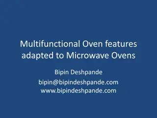 Innovative Microwave Oven Features Adapted for Versatility