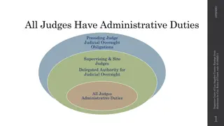 Administrative Responsibilities of Judges in the Superior Court of Los Angeles County