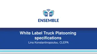 Overview of White Label Truck Platooning Specifications