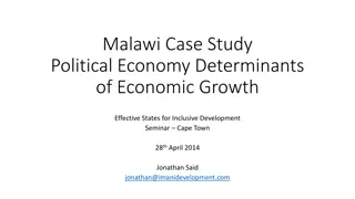 Political Economy Determinants of Economic Growth: Malawi Case Study