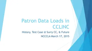 Overview of Patron Data Loads Process at Surry CC