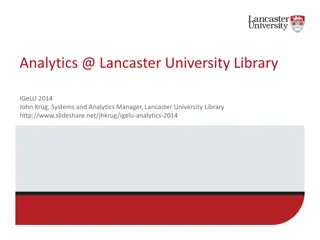 Implementing Library Analytics at Lancaster University