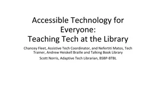 Empowering Through Accessible Technology at the Library