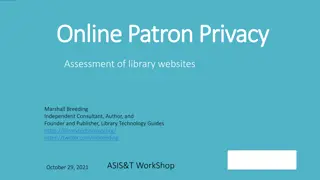 Enhancing Online Patron Privacy in Library Websites