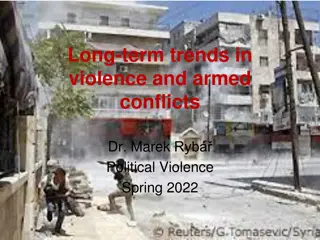 Understanding Long-Term Trends in Violence and Armed Conflicts