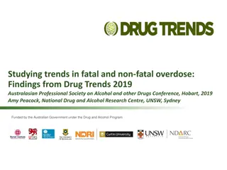 Trends in Fatal and Non-Fatal Overdose: Drug Trends 2019 Conference Findings