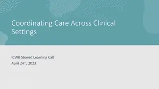 Coordinating Care Across Clinical Settings: Implementation of Plans of Safe Care