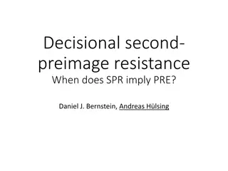 The Relationship between Decisional Second-Preimage Resistance and Preimage Resistance in Cryptographic Hash Functions