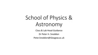 Academic Course Management Guidelines for Physics & Astronomy Class Heads