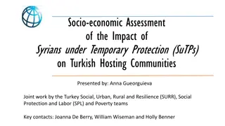 Socio-Economic Impact Assessment of Syrians under Temporary Protection on Turkish Hosting Communities