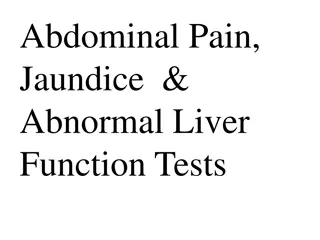 Abdominal Pain, Jaundice & Abnormal Liver Function Tests in an 8-Year-Old Boy