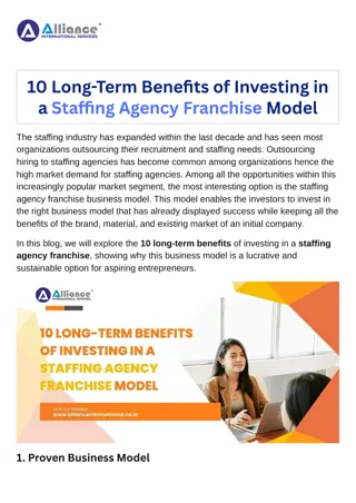 10 Long-Term Benefits of Investing in a Staffing Agency Franchise Model