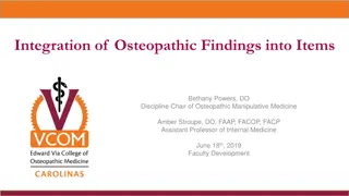 Integrating Osteopathic Findings into Clinical Practice