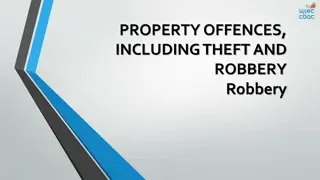 Robbery: Elements, Definition, and Distinctions