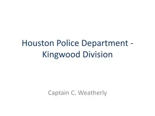 Insights on Houston Police Department's Kingwood Division Crime Data