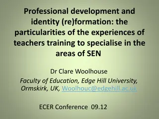 Teacher Identity Development in Special Education Training