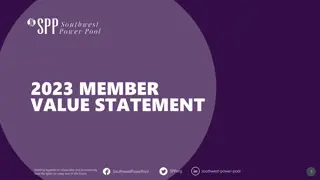 Southwest Power Pool 2023 Member Value Statement Overview