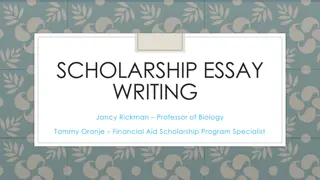 Mastering Scholarship Essay Writing: Essential Tips & Examples