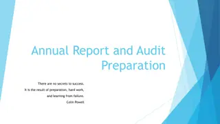 Best Practices for Annual Report and Audit Preparation